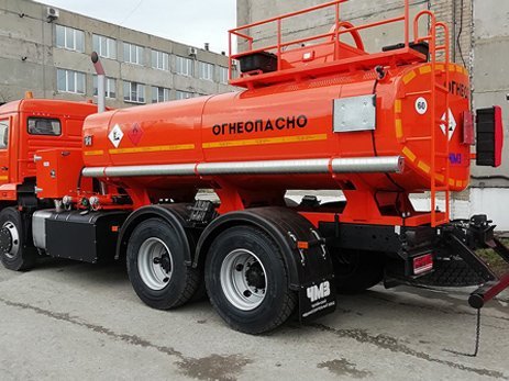 Автотопливозаправщик АТЗ-10 на шасси КАМАЗ-65115