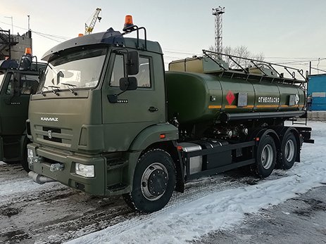 Автотопливозаправщик АТЗ-12 на шасси КАМАЗ-65115