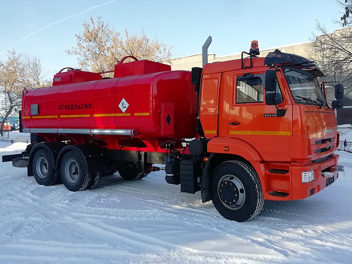 Автотопливозаправщик АТЗ-17 на шасси КАМАЗ-65115