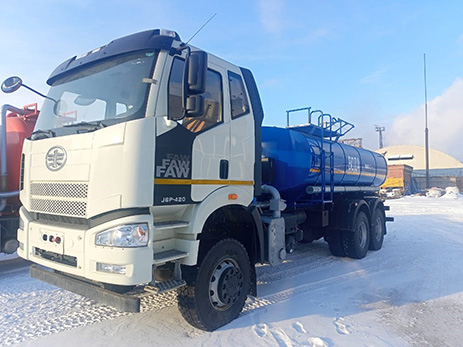 Автоцистерна АЦПТ-10 на шасси FAW CA3250