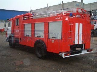 Автоцистерна пожарная АЦ-3-40 на шасси КАМАЗ 4308 сдвоенная кабина объемом 3000 литров ПСЦ ТЕХИНКОМ фото 10