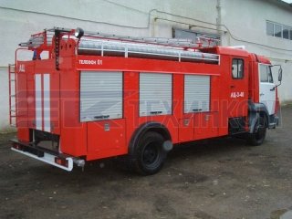 Автоцистерна пожарная АЦ-3-40 на шасси КАМАЗ 4308 сдвоенная кабина объемом 3000 литров ПСЦ ТЕХИНКОМ фото 9