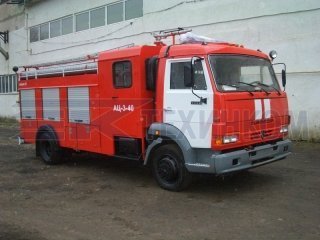 Автоцистерна пожарная АЦ-3-40 на шасси КАМАЗ 4308 сдвоенная кабина объемом 3000 литров ПСЦ ТЕХИНКОМ фото 8
