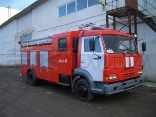 Автоцистерна пожарная АЦ-3-40 на шасси КАМАЗ 4308 сдвоенная кабина объемом 3000 литров ПСЦ ТЕХИНКОМ фото 5