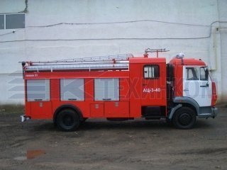 Автоцистерна пожарная АЦ-3-40 на шасси КАМАЗ 4308 сдвоенная кабина объемом 3000 литров ПСЦ ТЕХИНКОМ фото 3