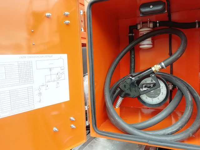 Автотопливозаправщик АТЗ-10 на шасси КАМАЗ-65115 (1 отсек) объемом 10 кубов ЧМЗ фото 4